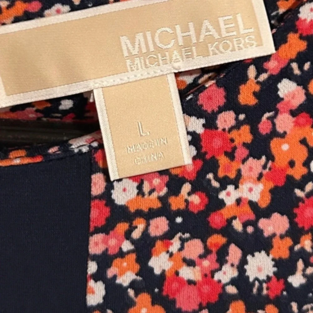 Michael Kors Black and Red Dress size L